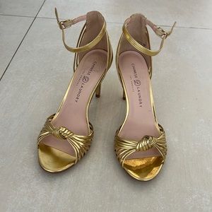 Gold Chinese Laundry heels
